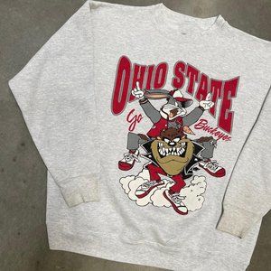 Vintage NCAA Ohio State Buckeyes Looney Tunes Shirt, Ohio State University Shirt